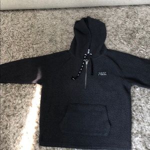 “Pink” Victoria secret Sherpa quarter zip
